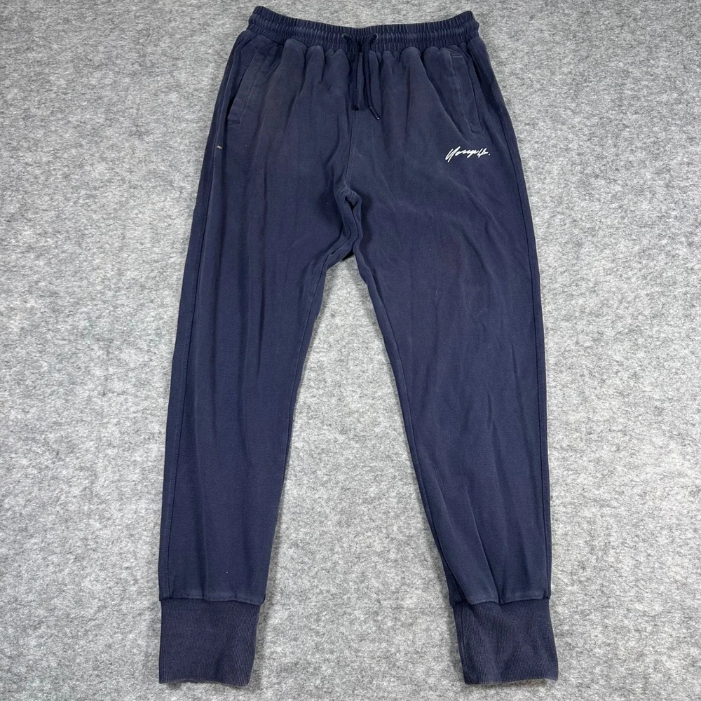 YoungLA Joggers Mens XL Navy Blue Tapered Sweatpants‎